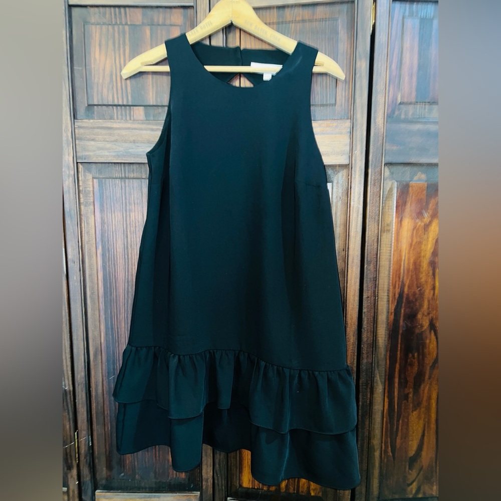 LOFT‎ Black Textured Dress